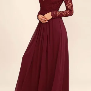 import placeholder for lace chiffon bodice burgundy prom dress 160221107
