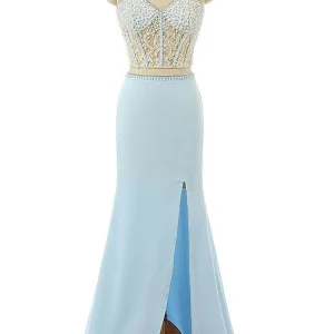 import placeholder for elegant mermaid sweetheart chiffon sweep 160218666