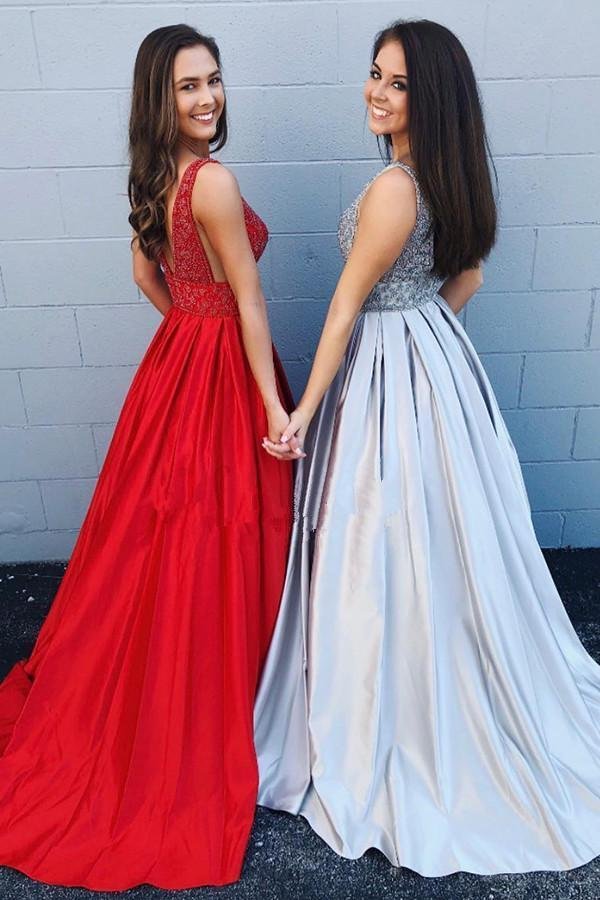 cheap a line deep v neck beading backless long prom dress with pockets dmg42 cheap a line deep v neck beading backless long prom dress with pockets dmg42