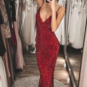 import placeholder for burgundy mermaid v neck backless sequins 160220540