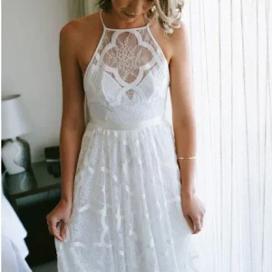Wedding Dresses import placeholder for charming a line halter backless sweep tr 160220348