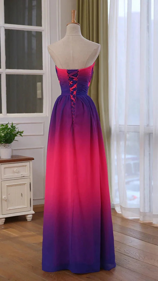 beautiful sweetheart gradient beaded prom dresses, ombre a line long evening dress dmp183 beautiful sweetheart gradient beaded prom dresses, ombre a line long evening dress dmp183