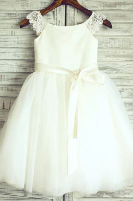 import placeholder for a line round neck white flower girl dres 160220713 import placeholder for a line round neck white flower girl dres 160220713