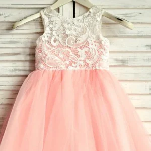 import placeholder for a line round neck floor length pink flow 160220926