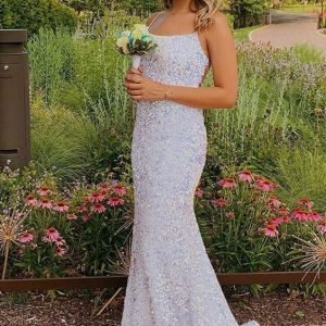 import placeholder for glittering mermaid white long prom dress 160219544