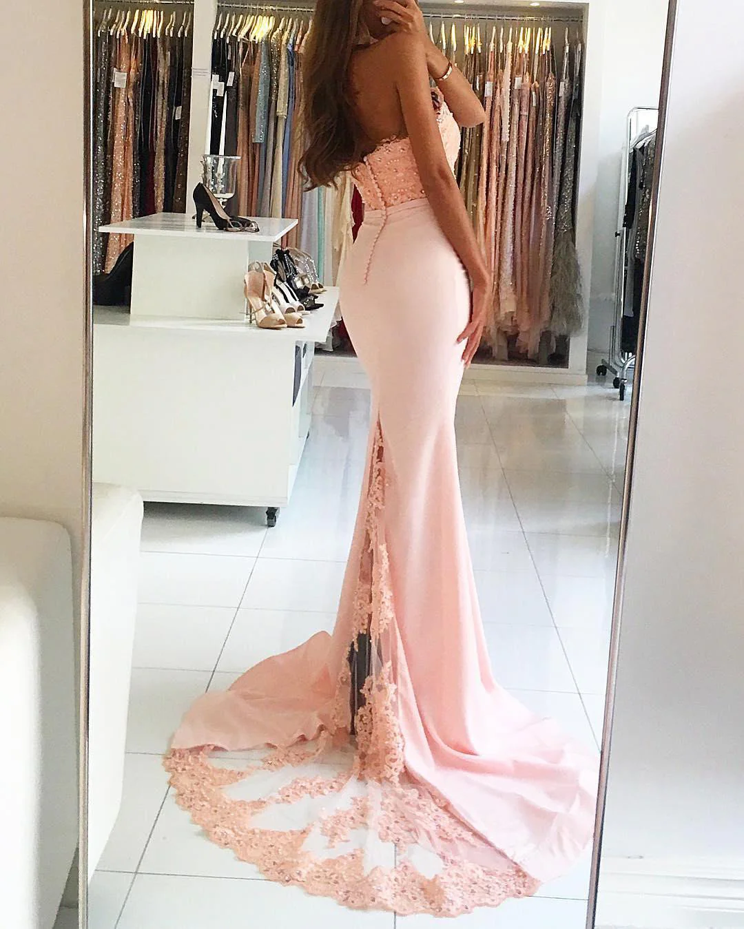 sexy backless mermaid satin prom dress with train,long open back evening dress dm120 sexy backless mermaid satin prom dress with train,long open back evening dress dm120
