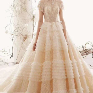 import placeholder for princess high neck ball gown wedding dre 160219931