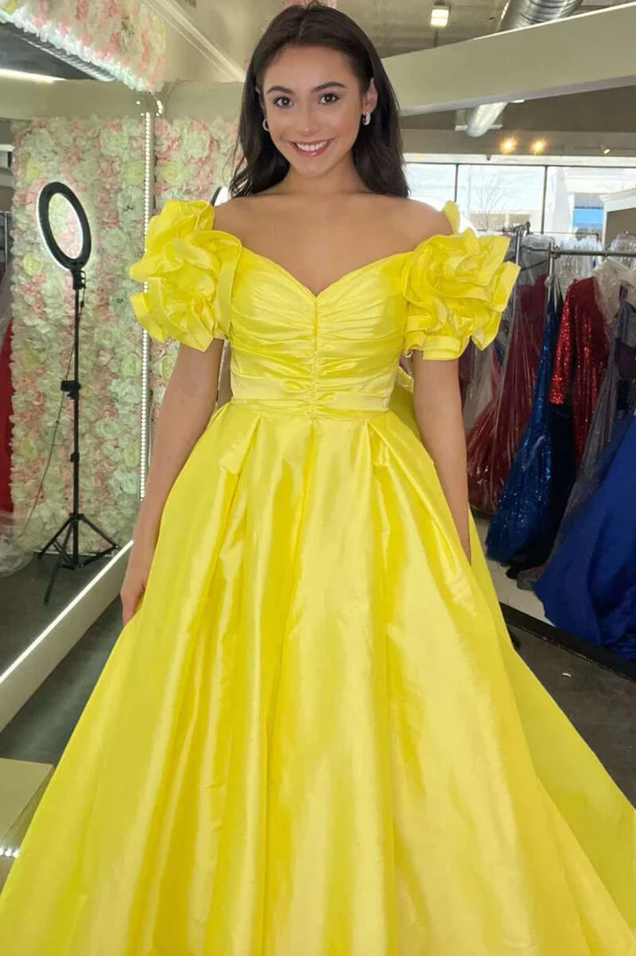 blue off the shoulder ruffles a line prom dress formal evening dresses dmp305 blue off the shoulder ruffles a line prom dress formal evening dresses dmp305