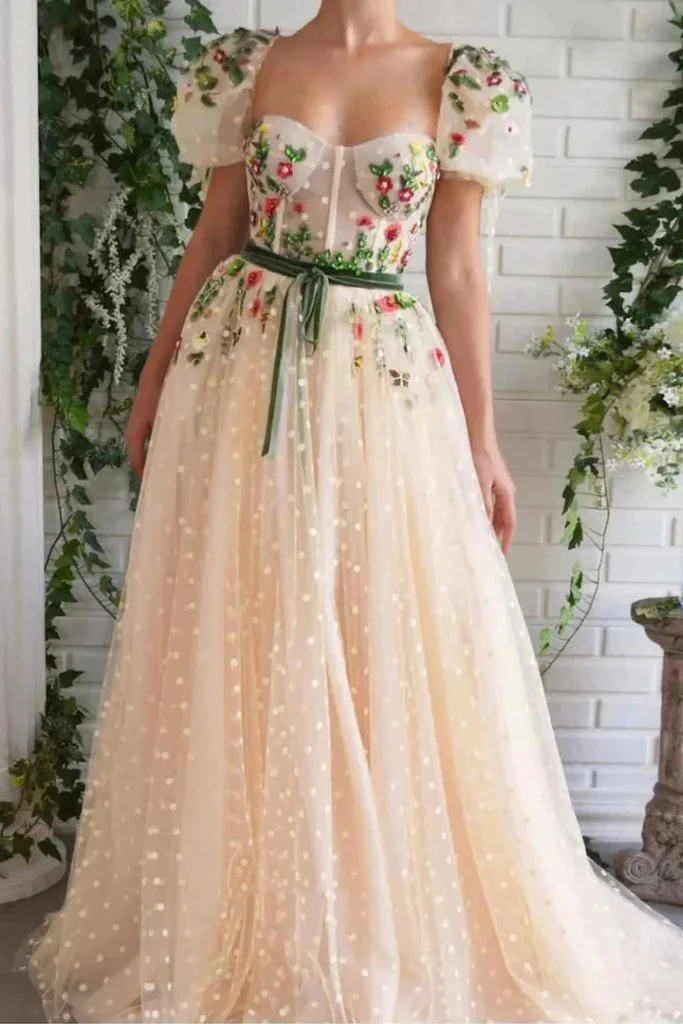 import placeholder for cap sleeves floral long prom dresses for 160218908 import placeholder for cap sleeves floral long prom dresses for 160218908