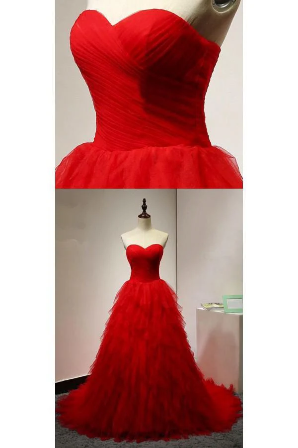 chic sweetheart a line zipper back red ruffles cheap long prom dress dmg22 chic sweetheart a line zipper back red ruffles cheap long prom dress dmg22