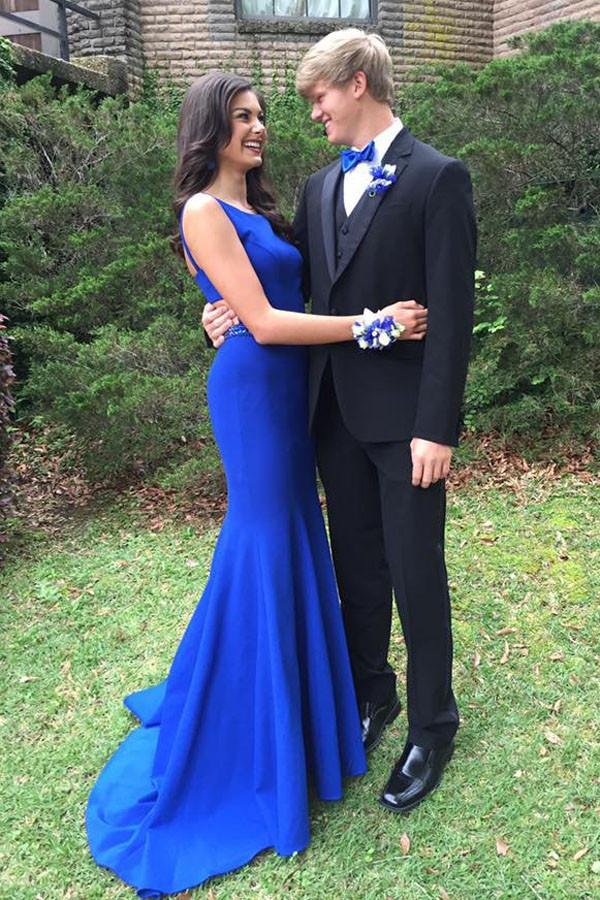 simple handmade mermaid long royal blue open back prom dresses k726 simple handmade mermaid long royal blue open back prom dresses k726