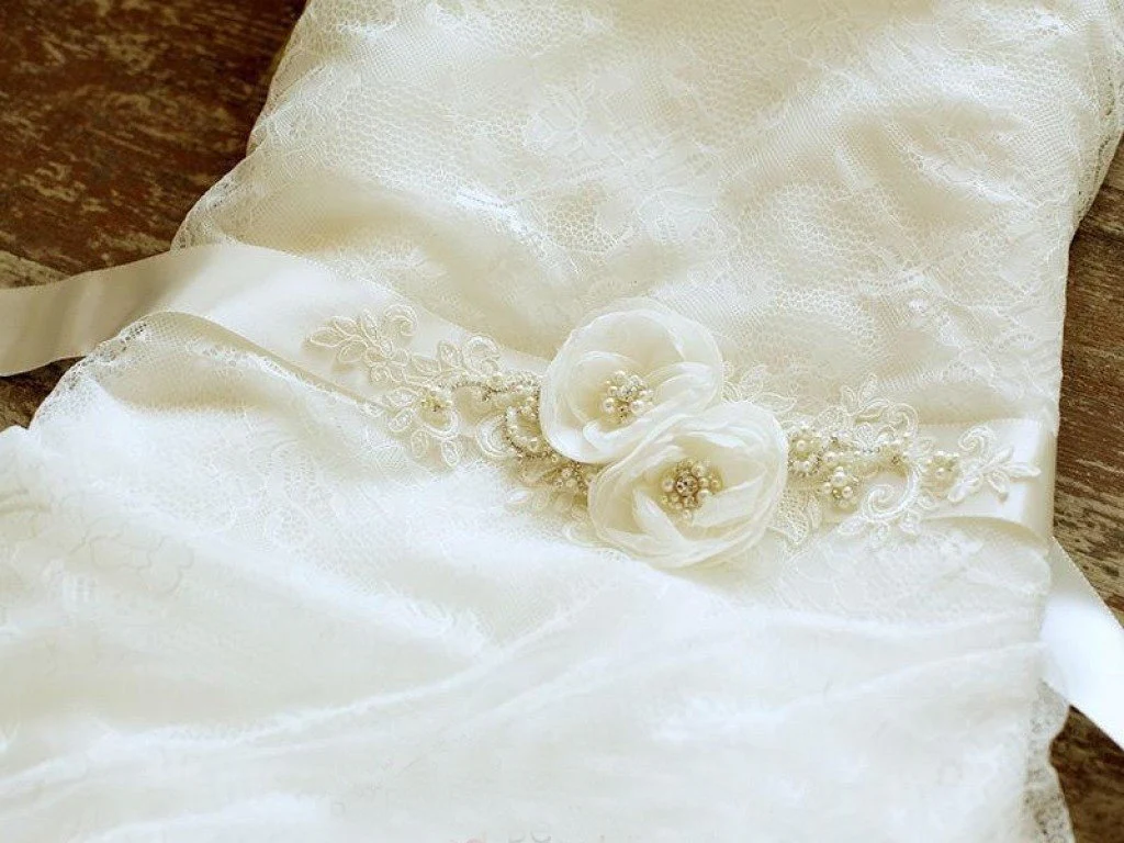 flower wedding belt lace applique floral bridal sash with pearls bs10 flower wedding belt lace applique floral bridal sash with pearls bs10