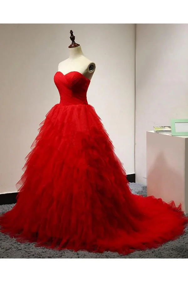 chic sweetheart a line zipper back red ruffles cheap long prom dress dmg22 chic sweetheart a line zipper back red ruffles cheap long prom dress dmg22