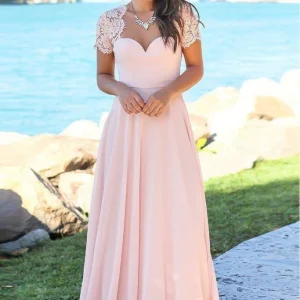 import placeholder for pink maxi bridmsmaid dresses short sleev 160220758