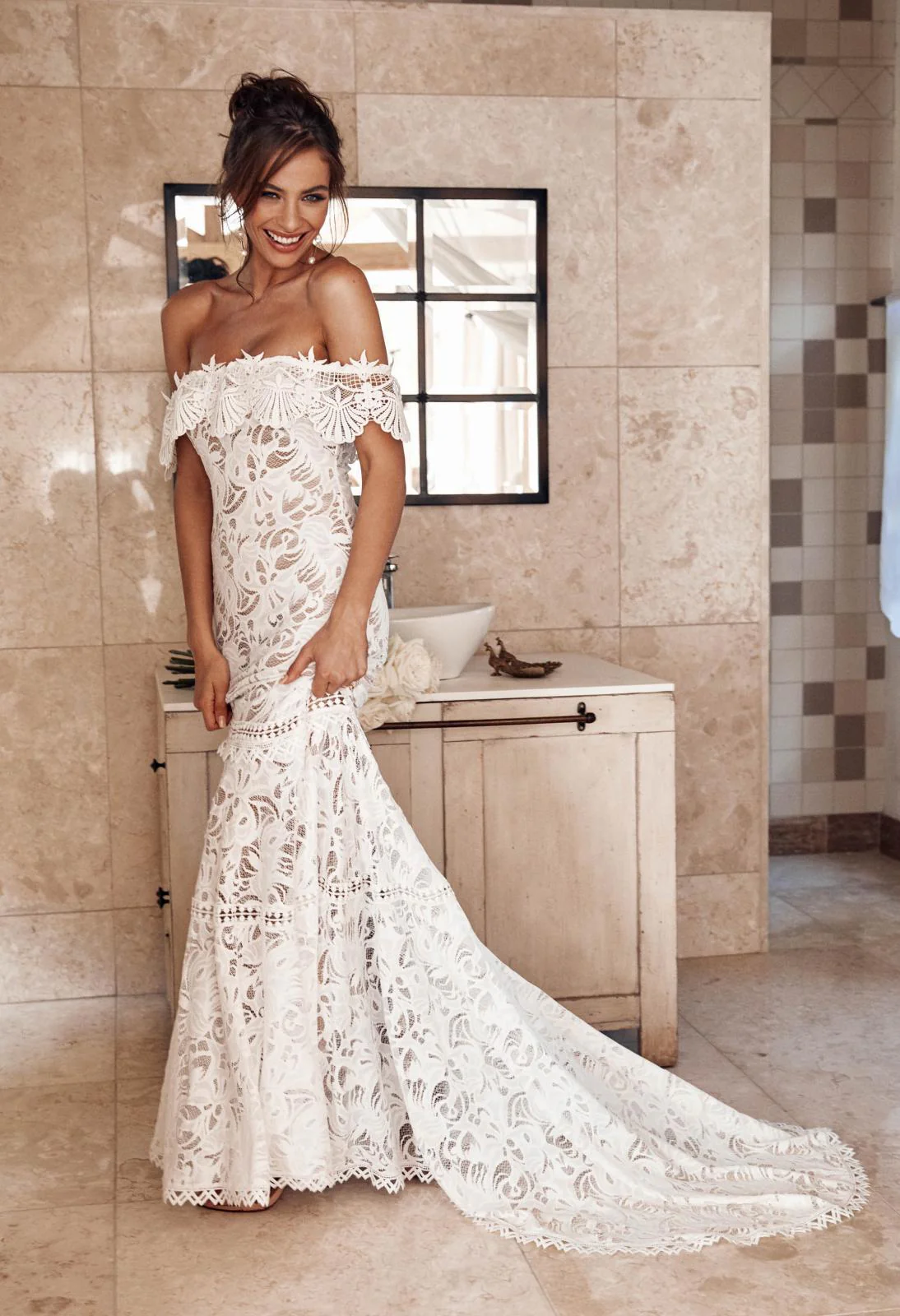 off the shoulder lace mermaid wedding dress, cheap bridal dress dmp72 off the shoulder lace mermaid wedding dress, cheap bridal dress dmp72