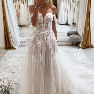 Home import placeholder for a line tulle lace appliques off the shou 160220452