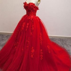 import placeholder for charming red sweetheart strapless ball g 160220022