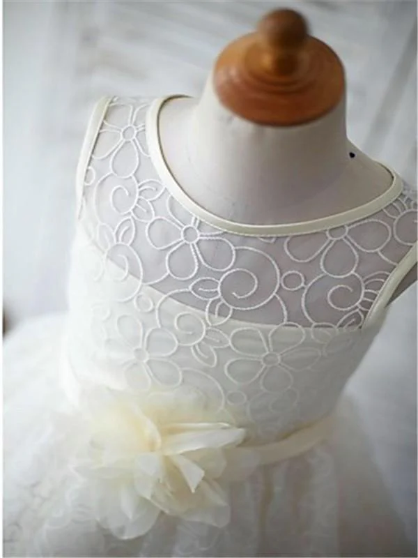 ball gown scoop sleeveless flower floor length lace flower girl dresses with flower dm724 ball gown scoop sleeveless flower floor length lace flower girl dresses with flower dm724