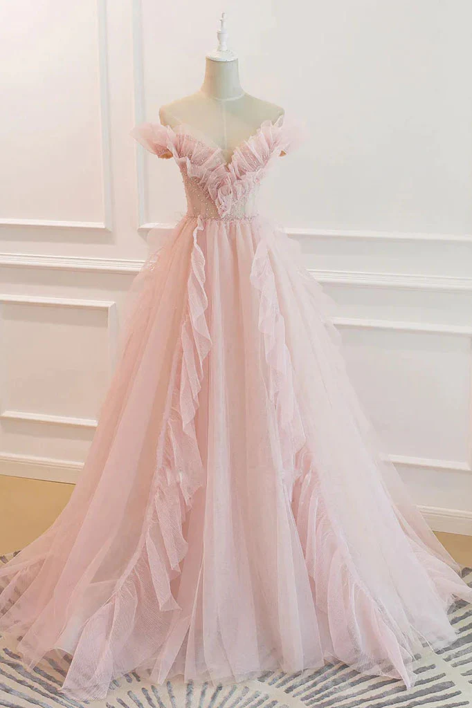 import placeholder for elegant off the shoulder pink tulle long 160218896 import placeholder for elegant off the shoulder pink tulle long 160218896