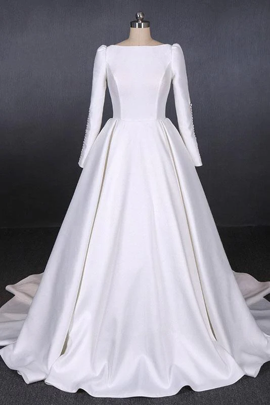 import placeholder for simple a line long sleeves satin wedding 160220238 import placeholder for simple a line long sleeves satin wedding 160220238