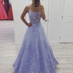 import placeholder for lavender lace appliques a line tulle lon 160219105