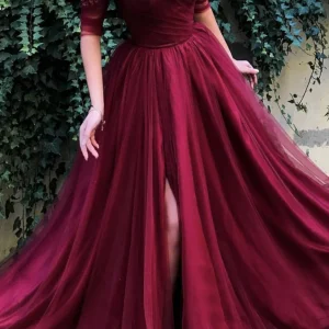 import placeholder for burgundy off the shouldmr maroon a line 160219925