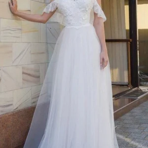 Wedding Dresses import placeholder for spaghetti straps lace dropped sleeves tu 160219894