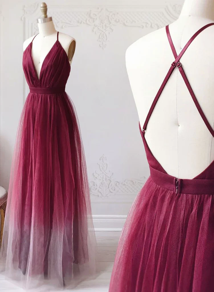 a line spaghetti straps ombre long tulle prom dresses party dresses dmr69 a line spaghetti straps ombre long tulle prom dresses party dresses dmr69