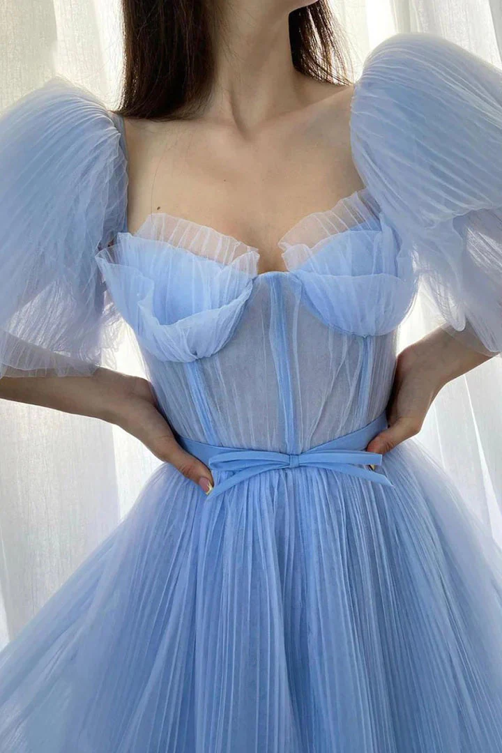 fashionable a line sweetheart tulle prom dresses, formal evening dress dmp326 fashionable a line sweetheart tulle prom dresses, formal evening dress dmp326