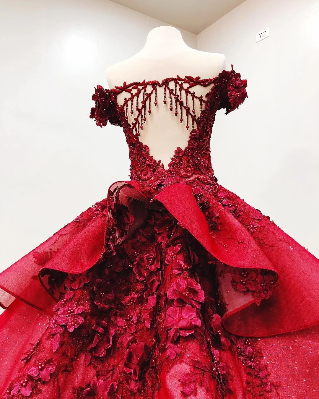 charming red ball appliques gown prom dress with beads, quinceanera dresses dmf37 charming red ball appliques gown prom dress with beads, quinceanera dresses dmf37
