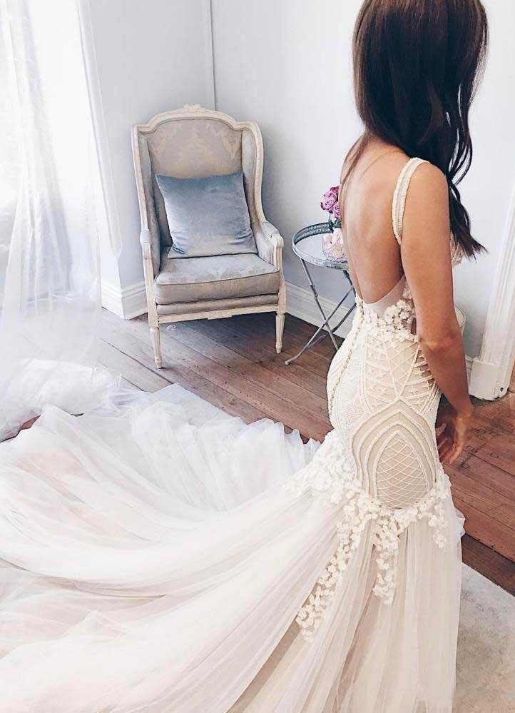 modest mermaid ivory sexy sleeveless lace wedding dresses dmc82 modest mermaid ivory sexy sleeveless lace wedding dresses dmc82