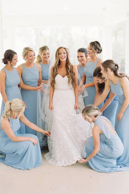 import placeholder for a line round neck floor length sky blue 160220673 import placeholder for a line round neck floor length sky blue 160220673