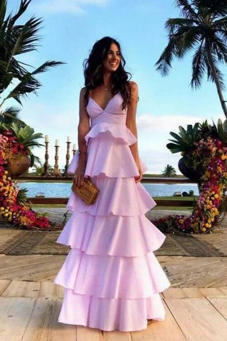 import placeholder for a line v neck pink ruffles prom dresses 160219421 import placeholder for a line v neck pink ruffles prom dresses 160219421