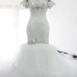 import placeholder for mermaid sweetheart white beading wedding 160220297