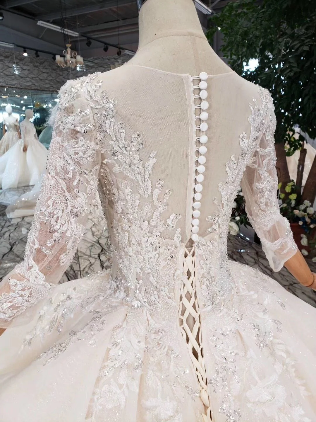 elegant scoop ball gown wedding dresses, 3/4 sleeves wedding gown dmj97 elegant scoop ball gown wedding dresses, 3/4 sleeves wedding gown dmj97