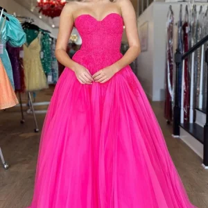 import placeholder for chic a line tulle sweetheart long prom d 160218761