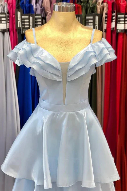 light blue off the shoulder tiered long prom dress evening dresses dmp224 light blue off the shoulder tiered long prom dress evening dresses dmp224