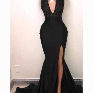 import placeholder for sexy black straps dmep v neck mermaid sp 160218993