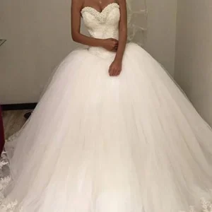 Wedding Dresses import placeholder for sweetheart sleeveless tulle long ball go 160219905