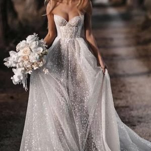 Home import placeholder for shiny glitter strapless wedding dresses 160220455