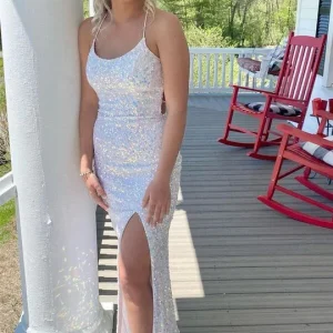 Evening Dresses import placeholder for mermaid white sequins long prom dress wi 160218833