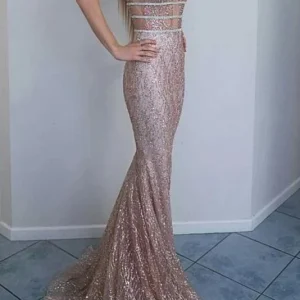 import placeholder for mermaid v neck backless glitter formal e 160218852