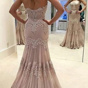 import placeholder for vintage strapless sweetheart lace mermai 160219491