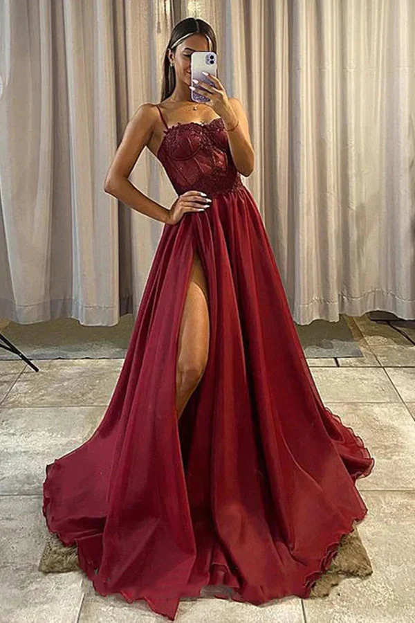 a line black long lace appliques prom dresses, formal evening dresses dm1914 a line black long lace appliques prom dresses, formal evening dresses dm1914