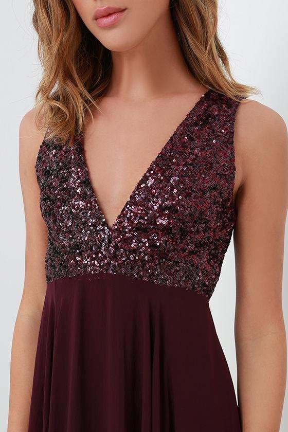 burgundy bridesmaid dresses with sequin top, a line long chiffon wedding party dress dmo80 burgundy bridesmaid dresses with sequin top, a line long chiffon wedding party dress dmo80