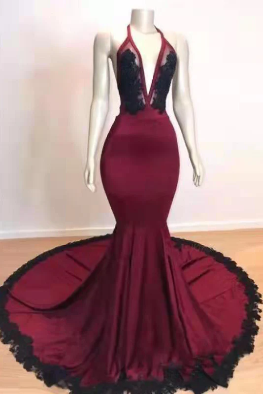 import placeholder for stunning burgundy halter deep v neck mer 160219563 import placeholder for stunning burgundy halter deep v neck mer 160219563