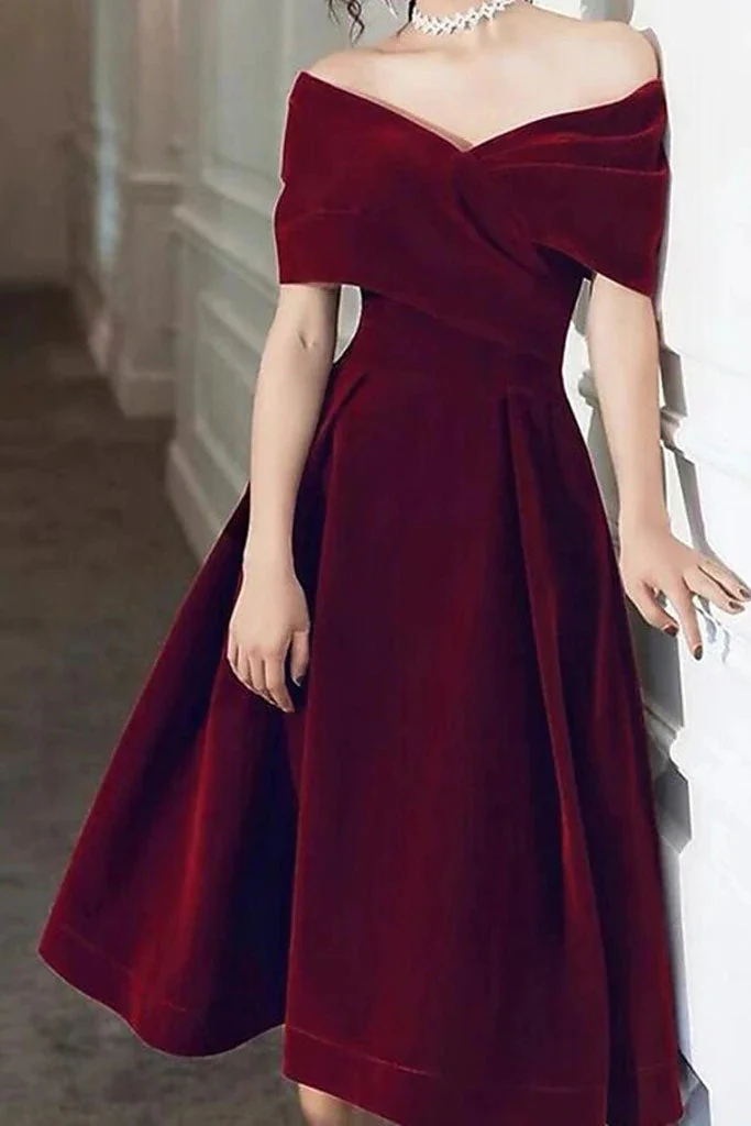 import placeholder for off shoulder burgundy velvet short prom 160220604 import placeholder for off shoulder burgundy velvet short prom 160220604