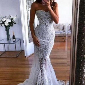 Wedding Dresses import placeholder for charming mermaid sweetheart sweep train 160219960