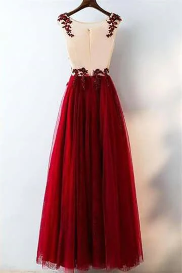 charming red a line long tulle lace appliques prom dresses dmc21 charming red a line long tulle lace appliques prom dresses dmc21