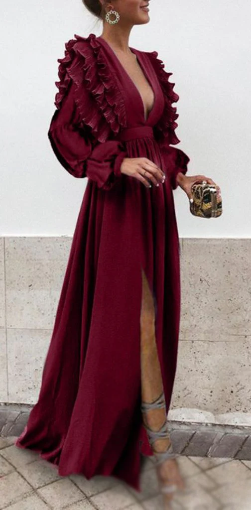 boho colorful v neck a line cheap bridesmaid dress, long modest dresses dmh12 boho colorful v neck a line cheap bridesmaid dress, long modest dresses dmh12